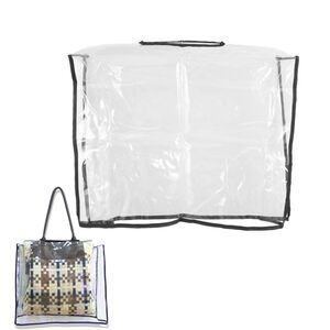 8696 2025 Handbag Raincoat Transparent PVC Handbag Rain Cover For Outdoor